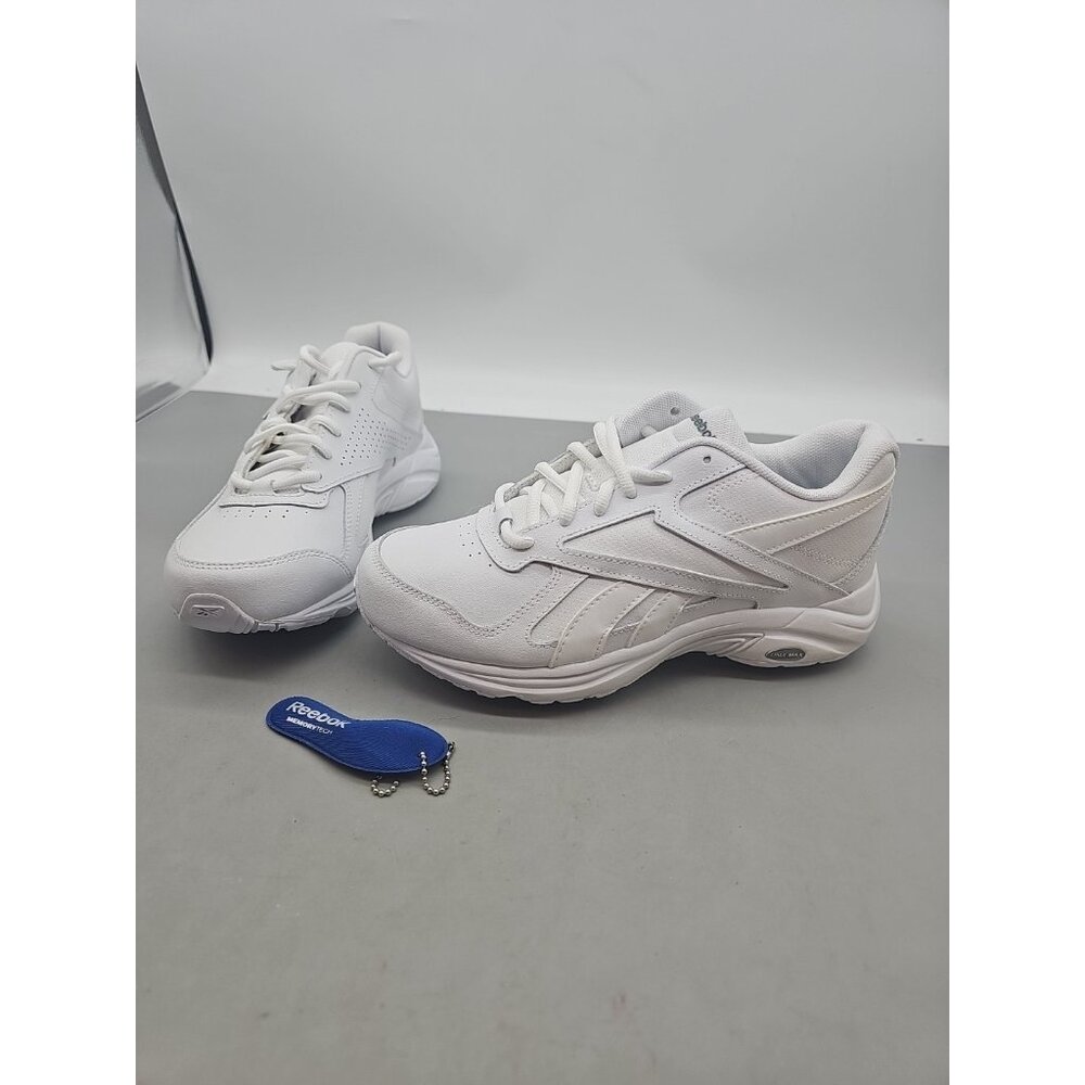 Reebok Mens Shoes Size 6.5 Walk Ultra DMX‎ Max White Rubber Sole in Sneakers